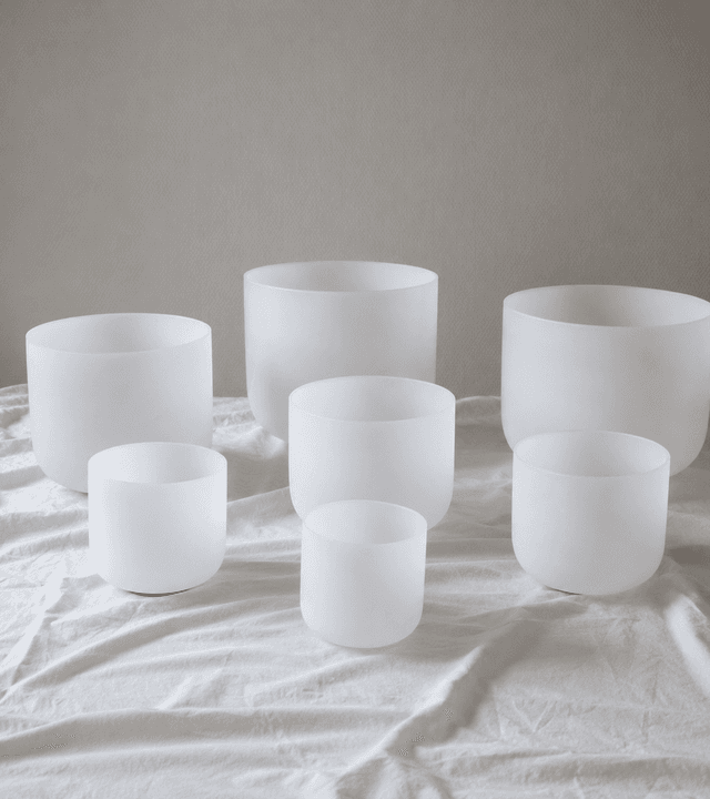 SlowMuse Stella frosted white full chakra set